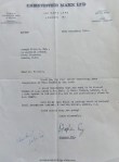 Letter from Christopher Mann 1966